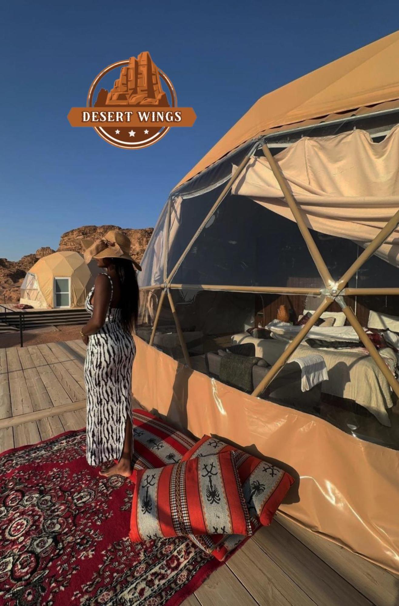 Rum Wings Bubble Luxury Camp Wadi Rum Eksteriør bilde