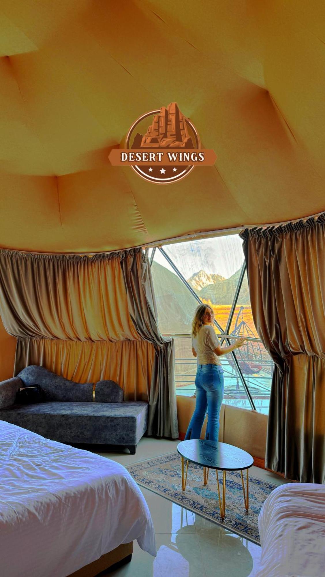 Rum Wings Bubble Luxury Camp Wadi Rum Eksteriør bilde