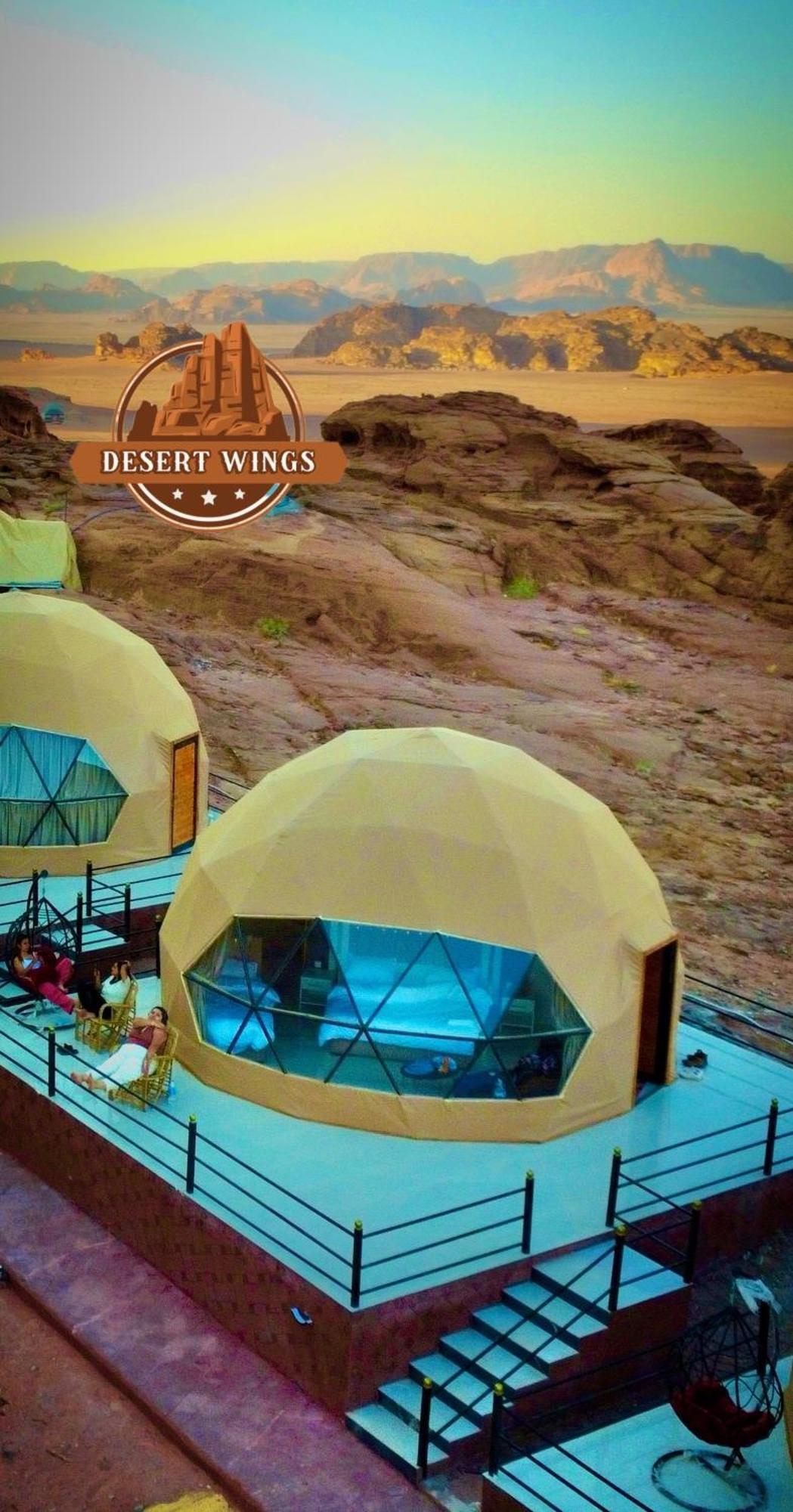 Rum Wings Bubble Luxury Camp Wadi Rum Eksteriør bilde